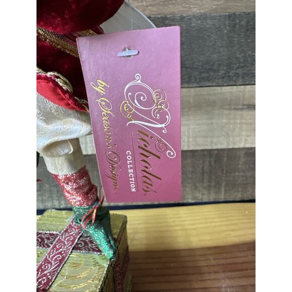 Nicholas Collection by Season's Design Elf Santa Fairy Stocking Holder 16" -flaw - Picture 3 of 7